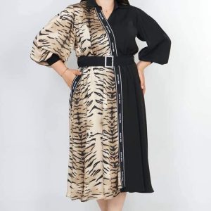 فستان تايجر قصير