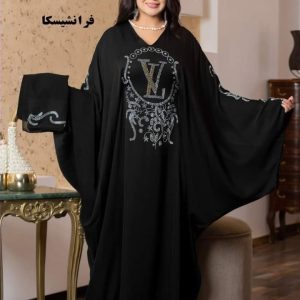 عباية سوداء ماركة LV